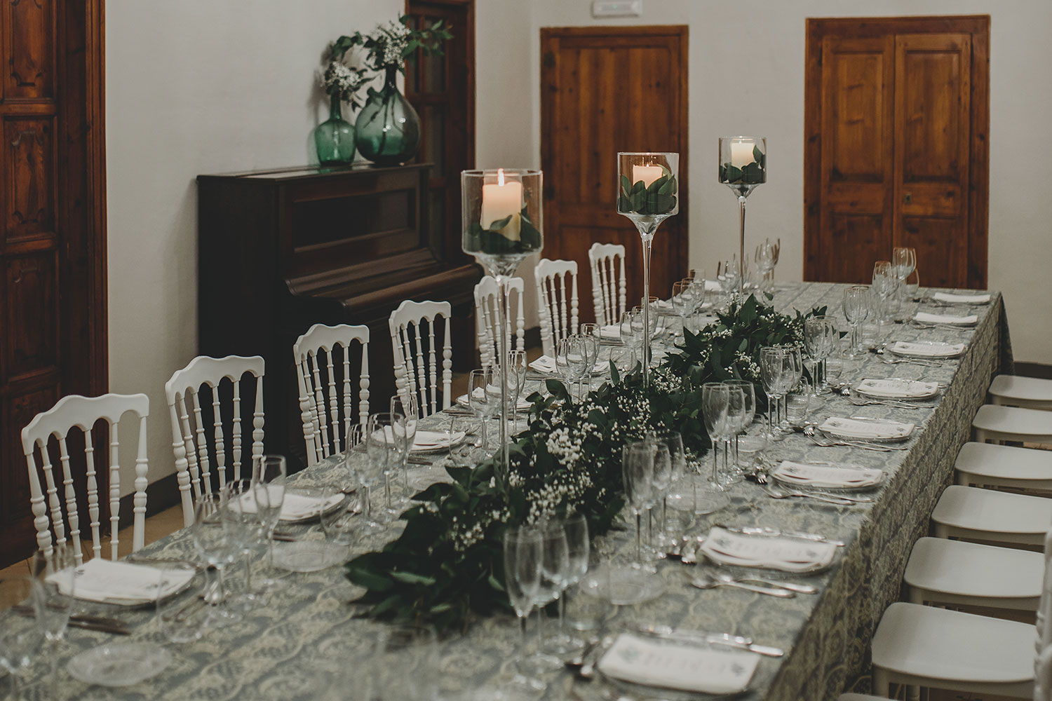 Salón Piano en Masia Mas Coll | Espacio para Bodas en Alella - Barcelona